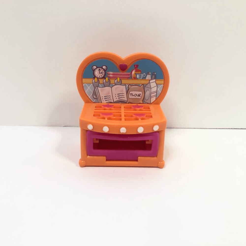 My Little Pony MLP 2008 Hasbro Orange Heart Stove Kitchen Furniture Accessory G3